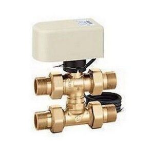 644442  1/2"  230V  Valvola di zona a sfera, a tre vie  CALEFFI