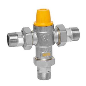 262060 Valvola deviatrice termostatica impianti solari 1” 38–52 °C 2,6 CALEFFI - immagine 1