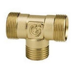 948400   23 p.1,5 x 1/2" M x 23 p.1,5 Raccordo tee maschio centrale  CALEFFI - immagine 1