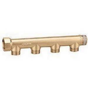 592625 1'' Collettore semplice componibile tenuta PTFE derivazione M CALEFFI