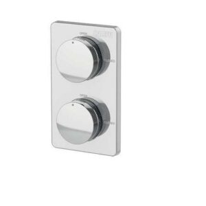 359902 Placca con manopole a scomparsa cromata lucida CALEFFI - immagine 1