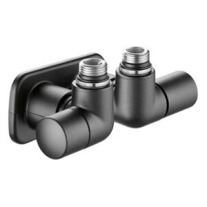 400313 Valvola termostatizzabile destra finitura nera 1/2” 23 p.1,5 1,2 1,37 CALEFFI - immagine 1