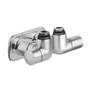 400315 Valvola termostatizzabile e detentore High-Style per termoarredi con attacco centrale 1/2" - Destra CALEFFI - immagine 1