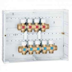 360054 3/4 Collettori di distribuzione idrosanitaria preassemblati CALEFFI - immagine 1