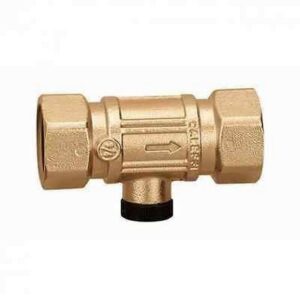 304850 3/4 Valvola a doppio ritegno. Attacchi FF Controllabile  CALEFFI