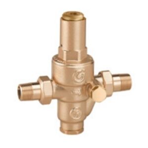 536045 Riduttore di pressione di secondo stadio con cartuccia estraibile 1/2" e attacco manometro 1/4" F CALEFFI