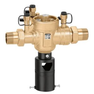 574008 Disconnettore a zona di pressione ridotta controllabile 1 1/2"M con bocchettone CALEFFI