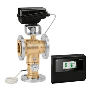 600316 Miscelatore elettronico con disinfezione programmabile antilegionella con attacchi flangiati LEGIOMIX®evo 230V - DN65 CALEFFI