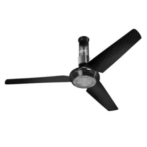 61030 Ventilatore a soffitto reversibile MOMO  design NORDIK AIR DESIGN 140-17 TRASPARENTE VORTICE - immagine 1