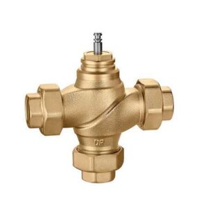 636810 Valvola regolazione a tre vie, filettata, a globo 40 1 1/2” 22 CALEFFI - immagine 1