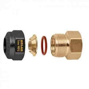 254058 Raccordo femmina, meccanico a tenuta O-Ring per impianti solari CALEFFI - immagine 1
