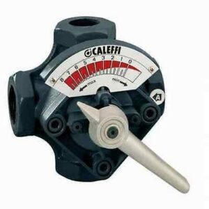 611008 Valvola miscelatrice quattro vie, filettata, a farfalla 1 1/2" CALEFFI
