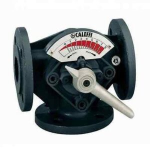 612120 Valvola miscelatrice tre vie, flangiata, a settore DN 125 CALEFFI