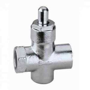 846003 Rubinetto portamanometro gas, con pulsante di apertura 3/8" CALEFFI - immagine 1