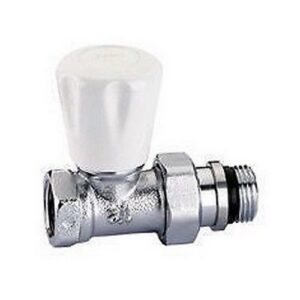 412402  1/2"  Valvola manuale per radiatori, attacchi diritti CALEFFI - immagine 1