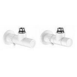 400101  1/2"  Coppia di valvole high-style per termoarredi CALEFFI - immagine 1