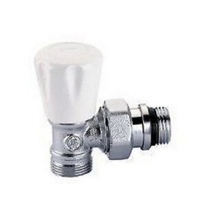 340402  1/2"  Valvola manuale per radiatori, attacchi a squadra  CALEFFI - immagine 1