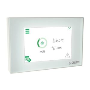 AIR190202 Comando touch a LED con controllo portata programmabile CALEFFI - immagine 1