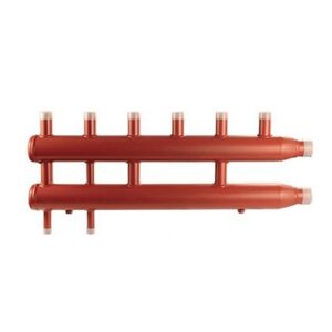 C03D34 Collettore complanare diacol 3 zone attacchi 3/4" filettato maschio interasse 125mm COMPARATO