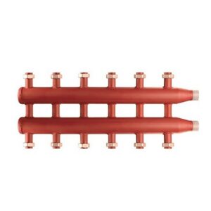 C51D01GR Collettore contrapposto diacol 5+1 zone con girelli 1"1/4 interasse 125mm COMPARATO