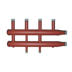 C5T Collettore complanare diacol 5 zone attacchi 1" filettato maschio interasse 140mm COMPARATO - immagine 1