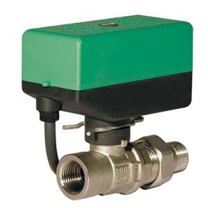 MR222A2DN Valvola motorizzata microdiam 2 punti on/off 230V 50/60hz 48 secondi per 90° - 2 vie mf in ottone con codoli 1/2" COMPARATO