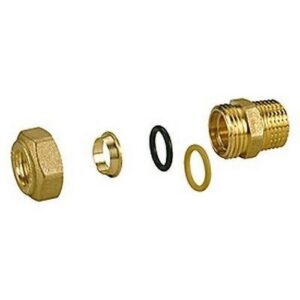 R180M Raccordo diritto filettato maschio R180MY112 1/2" x 12 GIACOMINI - immagine 1