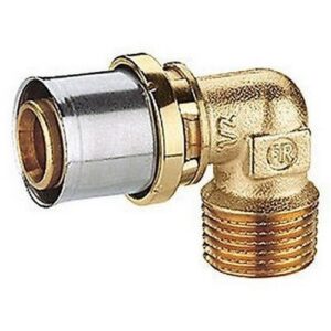 RM129 Raccordo curvo 90° filettato femmina RM129Y033 1/2" x (16 x 2) GIACOMINI - immagine 1