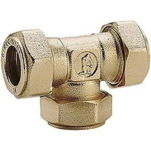 R564 Raccordo a T per tubi in rame R564Y009 Ø 22 GIACOMINI - immagine 1