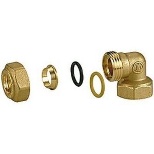 R563 Raccordo curvo 90° filettato femmina R563Y103 3/8" x 10 GIACOMINI - immagine 1