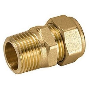 311 Raccordo diritto filettato maschio tubi in rame 311Y005 1" x 28 GIACOMINI