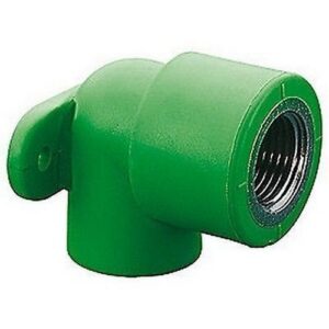 H139 Gomito a 90° con filetto femmina e staffa H139Y034 25 x 3/4" GIACOMINI - immagine 1