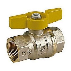 R951 Valvola con attacchi F-F maniglia a farfalla R951X025 1" GIACOMINI