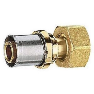 RM179SP Raccordo diritto con calotta RM179Y066 3/4" x (20 x 2) GIACOMINI