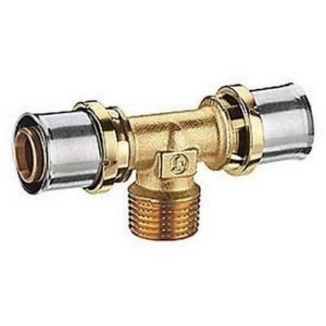 RM153  Raccordo a T filettato maschio RM153Y037 1/2" x (20 x 2) GIACOMINI
