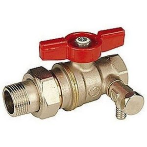 R919S Valvola attacchi F-M bocchettone R919SX003 1/2"Fx1/2"M-1/4" GIACOMINI