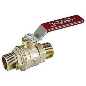 R913L Valvola con attacchi M-M maniglia a leva R913LX026 1 1/4" GIACOMINI