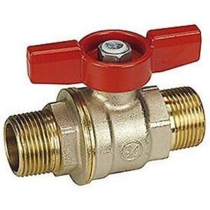 R913  Valvola con attacchi M-M maniglia a farfalla R913X025 1" GIACOMINI