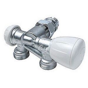 R357M1 Valvola micrometrica a squadra R357MX062 1/2" x 18 GIACOMINI - immagine 1