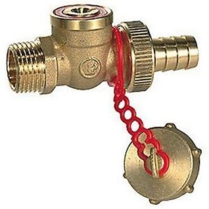 R608 Rubinetto con taglio a cacciavite M-portagomma R608Y013 1/2" GIACOMINI - immagine 1