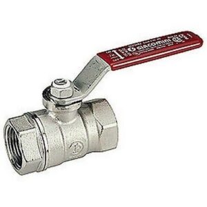 R250D Valvola con attacchi F-F maniglia a leva R250X011 4" GIACOMINI - immagine 1