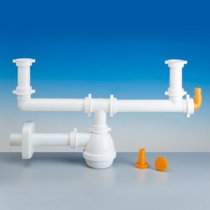 1433.065 Sifone 1433/8 1¼"Tubo Pp Ø40 Bianco Lira
