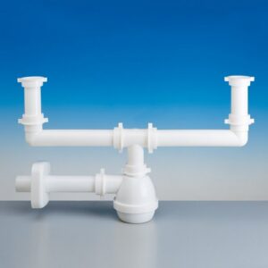 1433.116 Sifone 1433 1¼" Tubo Pp Ø40 Bianco Lira
