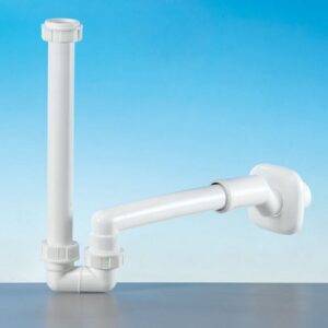1643.019 Sifone Bidet Eccentrico  Giunto Fisso Bianco Lira - immagine 1