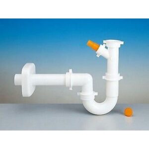 4133.096 Sifone 4133 P/9 1½" Tubo Pp Ø40 Bianco Lira - immagine 1