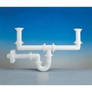 4233.181 Sifone 4233 P 1½" Tubo Pp Ø40 Bianco Lira - immagine 1