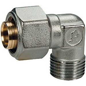 R562AM Raccordo curvo 90° filettato maschio R562MX057 1/2" x (20 x 2) GIACOMINI - immagine 1