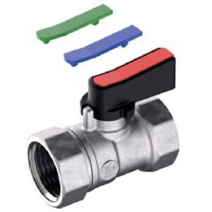 R690 Valvola a sfera MINI con attacchi F-F R690X003	1/2" GIACOMINI - immagine 1