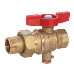 R859T Valvola a sfera attacchi F - M a bocchettone R859TY006 3/4" x 1" GIACOMINI - immagine 1