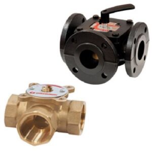 R297 Valvola miscelatrice a tre vie a settore R297Y006 1 1/4"F GIACOMINI